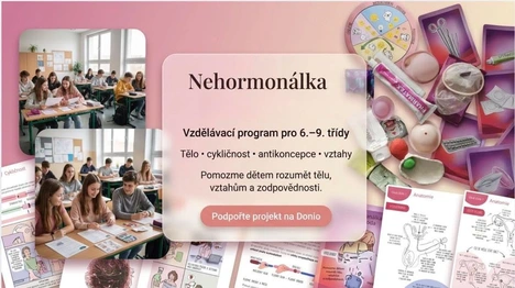 Donio - školní workshop Antikoncepce, tělo, vztahy